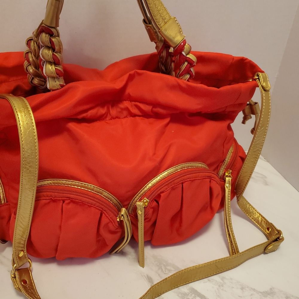 Red Valencia Shoulder Bag - Picture 4 of 12